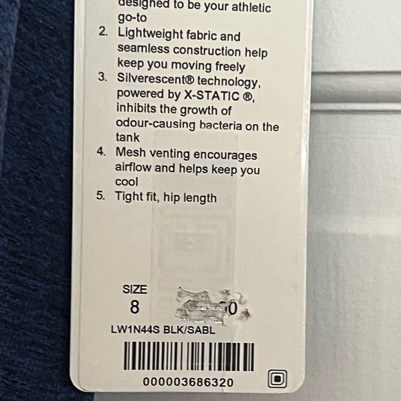 #47 LULULEMON • SWIFTLY TANK • HEATHERED BLUE - Picture 3 of 4